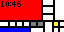 Mondrian Clock app preview