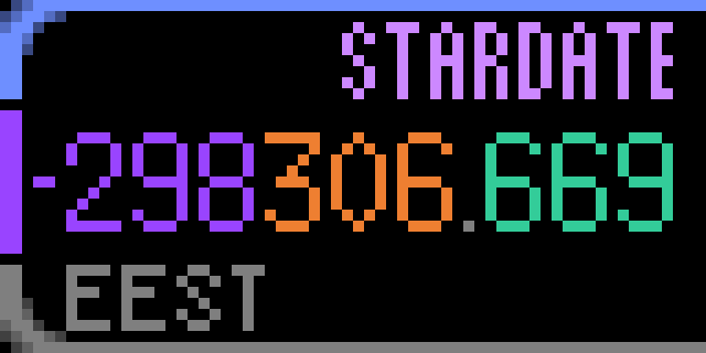 Stardate Clock app preview