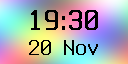 Gradient Clock app preview