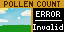 Pollen Count app preview