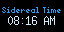 Sidereal Time app preview