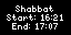 Shabbat app preview